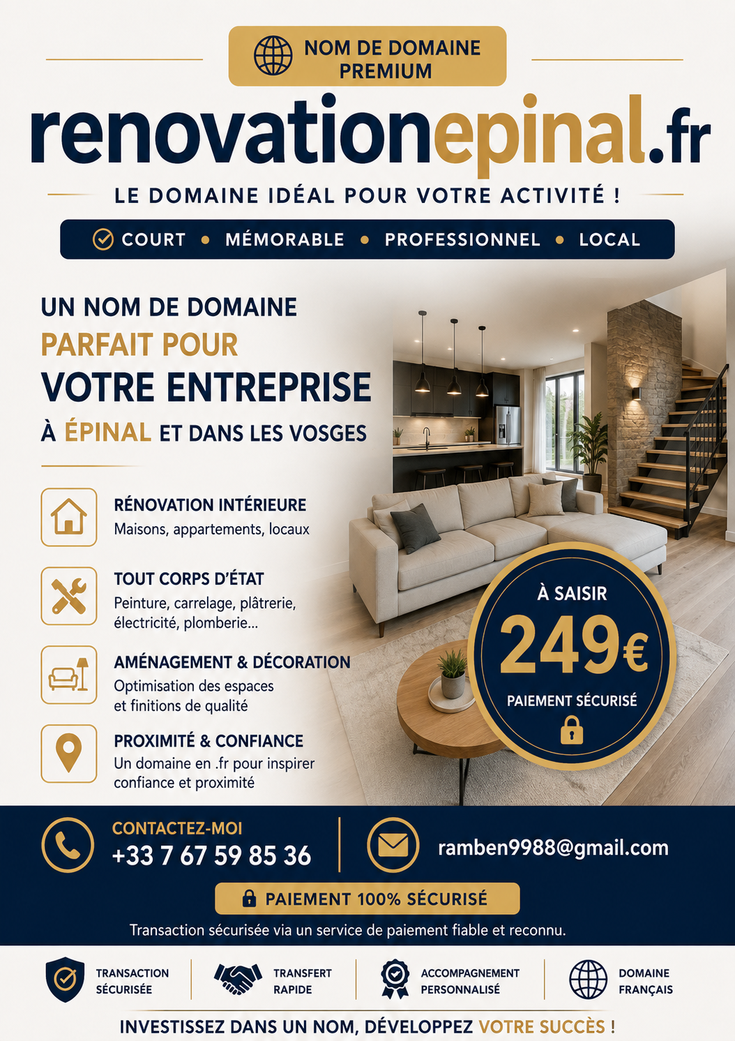 renovationepinal.fr - Nom de domaine à vendre
